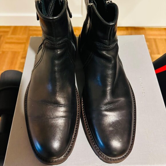 Aquatalia Other - AQUATALIA Black Leather Boots